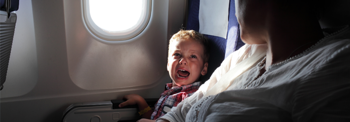 ¡Su primer viaje en avión!
