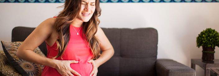 Mujer embarazada en fase de dilatación