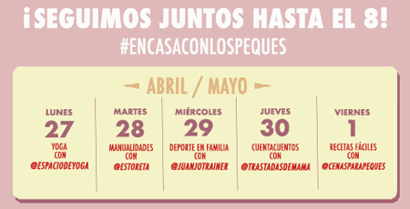 Desde @blemilyblevit queremos acompañaros #encasaconlospeques