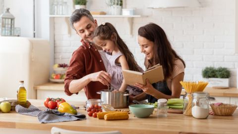 hábitos de vida saludable familia