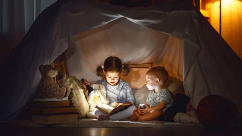 rincón de lectura infantil