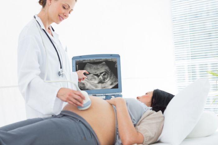 ecografía realizada la semana 42 de embarazo